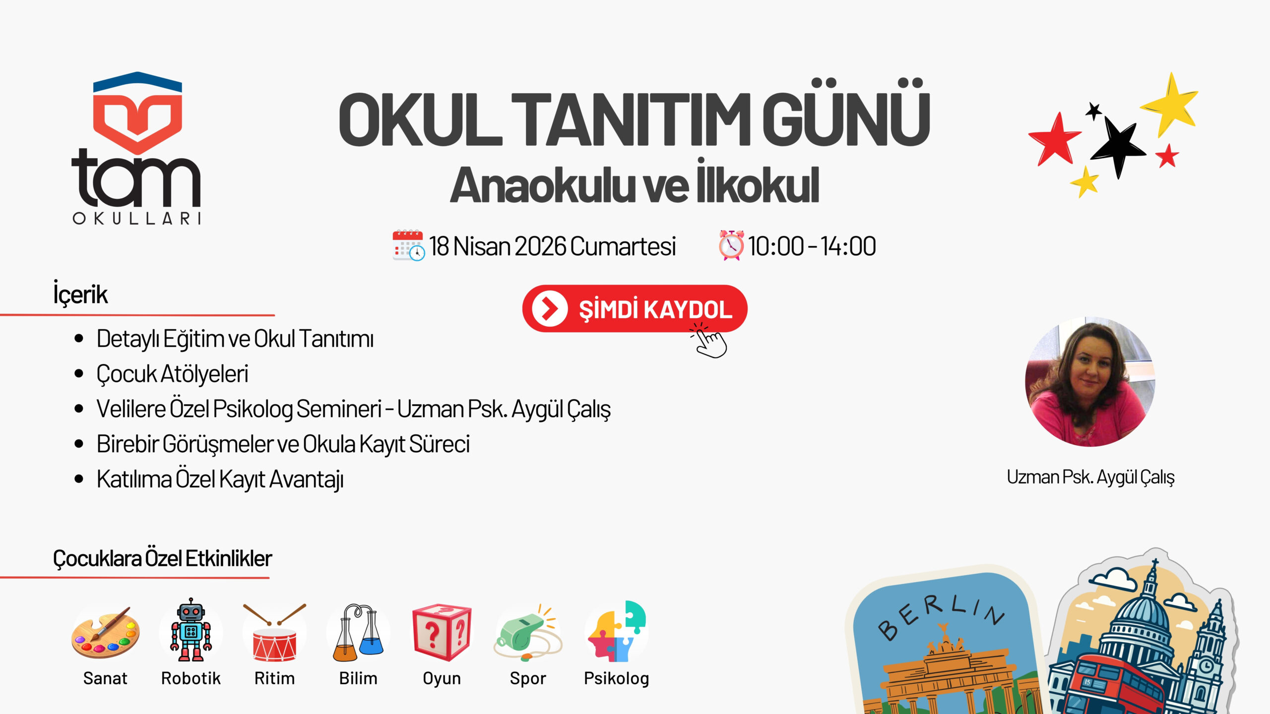 tam okulları - okul tanıtım günü