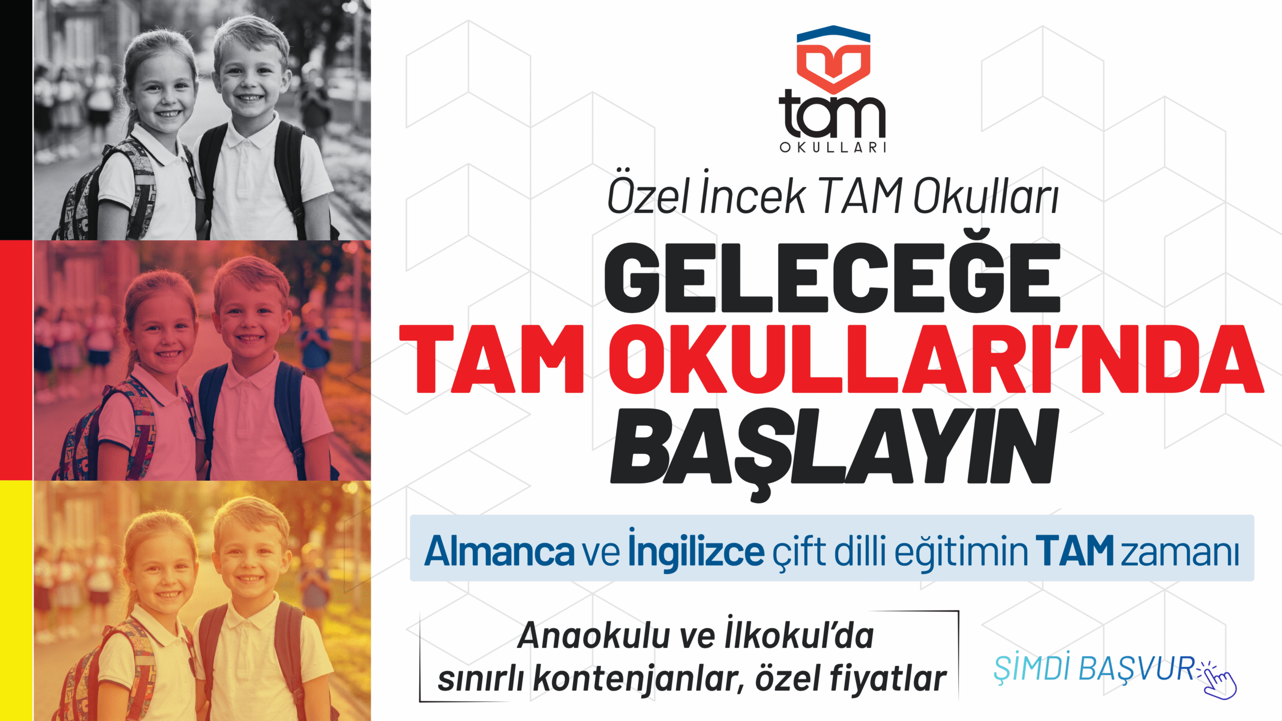 tam okulları Almanca ve İngilizce Eğitim, Ankara